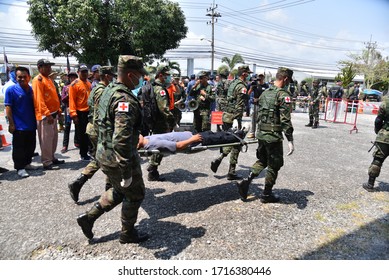 Sattahip, Thailand - February 2020 : Non-combatant Evacuation Operations Training On The Cobra Gold 2020 Multinational Military Exercise On February 28, 2020.