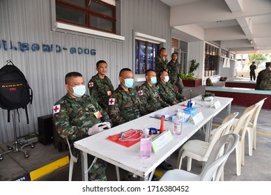 Sattahip, Thailand - February 2020 : Non-combatant Evacuation Operations Training On The Cobra Gold 2020 Multinational Military Exercise On February 28, 2020.