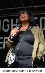 Saturday 31st ,august,Whitehall,London,U.K. 12pm, Diane Abbot MP For Hackney,and Show Cabinet Home Office, Addresses The Concerns Of The Stop The Coup Rally.