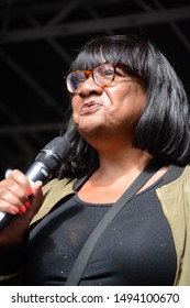 Saturday 31st ,august,Whitehall,London,U.K. 12pm, Diane Abbot MP For Hackney,and Show Cabinet Home Office, Addresses The Concerns Of The Stop The Coup Rally.