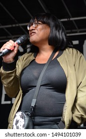 Saturday 31st ,august,Whitehall,London,U.K. 12pm, Diane Abbot MP For Hackney,and Show Cabinet Home Office, Addresses The Concerns Of The Stop The Coup Rally.