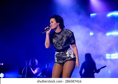 Saturday June 6, 2015 - Citi Field, Queens, New York, USA - Demi Lovato Performs Live In Concert At Digifest