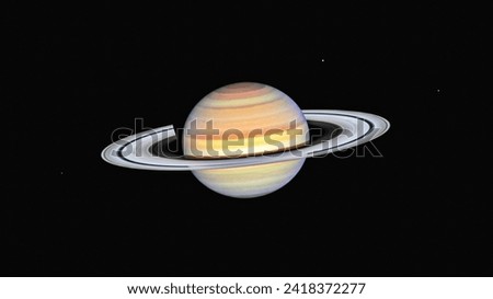 Saturn the big ring planet