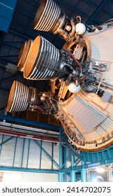 Saturn Rocket Engine in Kennedy Space Center, Florida
