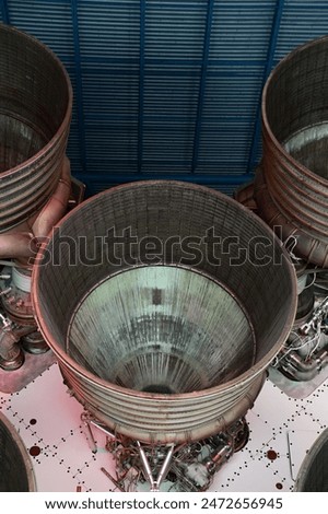 Saturn Rocket Engine in Kennedy Space Center, Florida