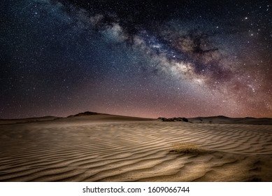 Saudi Arabia Milky Way At Desert