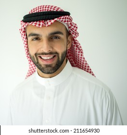 Saudi Arabian Young Businessman Posing