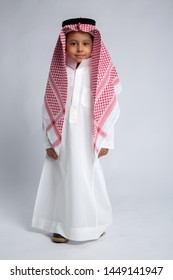 Saudi Boy Happy And Playing 