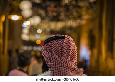 Saudi Man At The Festival Day