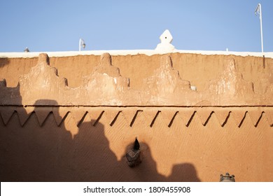 Saudi Wall Ancient Architecture in Shaqra, Riyadh, Saudi Arabia