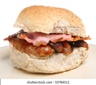 Sausage And Bacon Roll