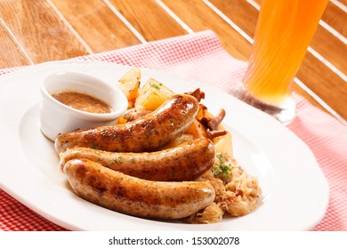 sausage with cabbage 