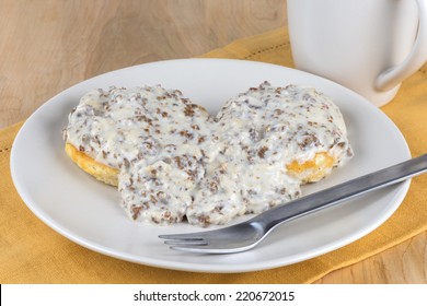 Sausage Gravy And Biscuits 