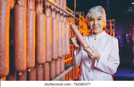 Sausage Meat Factory Production Worker