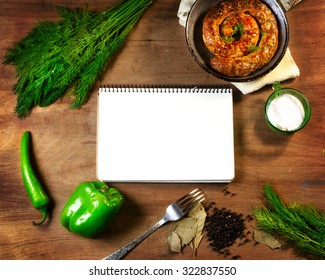 sausage and pepper - Shutterstock ID 322837550