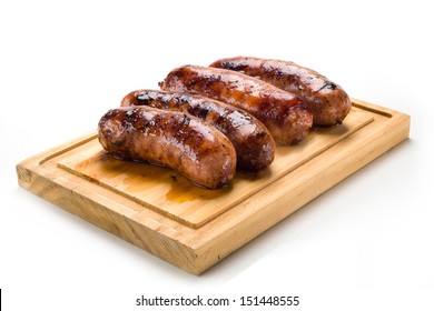 Sausage Roasted On The Grill.