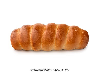 Sausage Roll Isolated Over White Background. With Clipping Path.