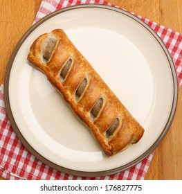 Sausage Roll On A Plate