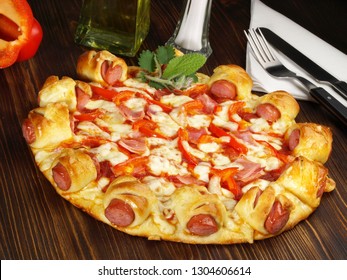 Sausage Roll Pizza - Fast Food