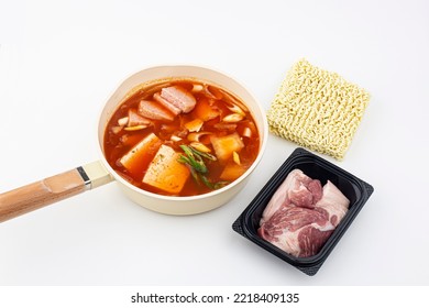 Sausage Stew In A Hot Pot.