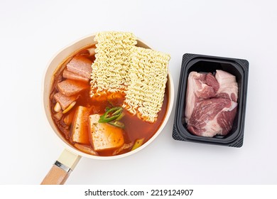 Sausage Stew In A Hot Pot.