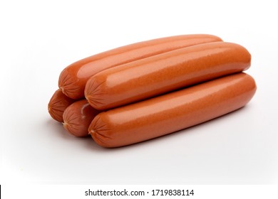 sausages isolated on a white background