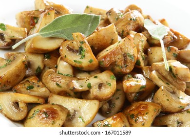 Sauteed Mushrooms With Herbs