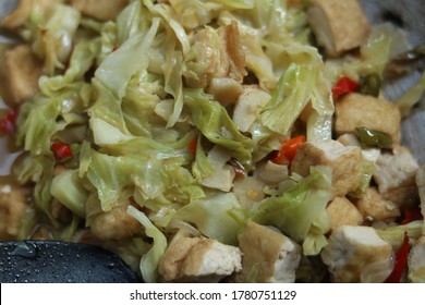 Sauteed Mustard Greens With Tofu And A Little Chili