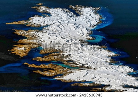 Savage South Georgia. The remote island may be inhospitable to humans, but it provides a home to major populations of wildlife. Elements of this image furnished by NASA.