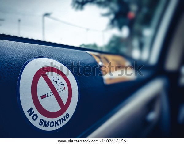 Save your lives and
healty with no smoking in the public vehicle and Taxi. No smoking
in Car Concept.
