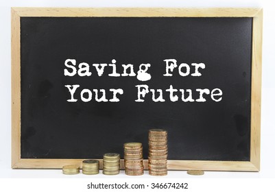 Saving plan concept
