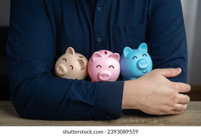 Savings are in good hands. Banking. Create your investment portfolio. Manage assets and risks. Protect funds from inflation and crises. Diversification of investments and savings. - Powered by Shutterstock