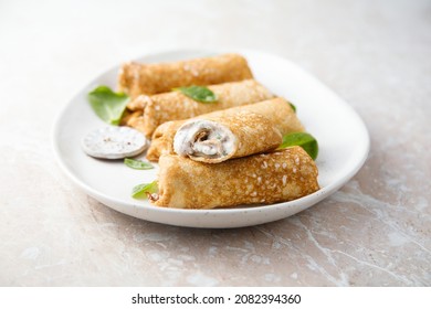 Savory Crepes With Cream Cheese