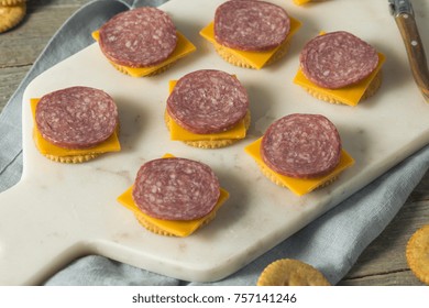 Savory Homemade Cheese Meat And Cracker Hor Dourves Ready To Eat