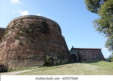 The Savoy Fortress Of Verrua Savoia, Piedmont, Italy 