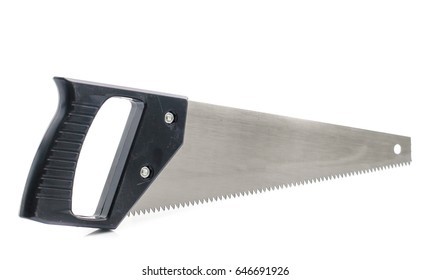 Hand Saw On White Background Stock Photo (Edit Now) 462425671