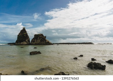 Pantai Sawarna Images Stock Photos Vectors Shutterstock