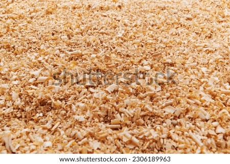 sawdust and shavings. material for agriculture. mulch to cover the soil.