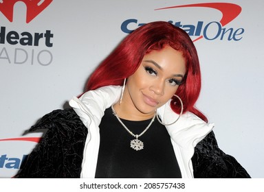 Saweetie At The 102.7 KIIS FM's Jingle Ball 2021 Held At The Forum In Inglewood, USA On December 3, 2021.