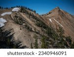 Sawtooth Wilderness, Idaho Alpine Landscape: Hiking Sand Mountain Pass