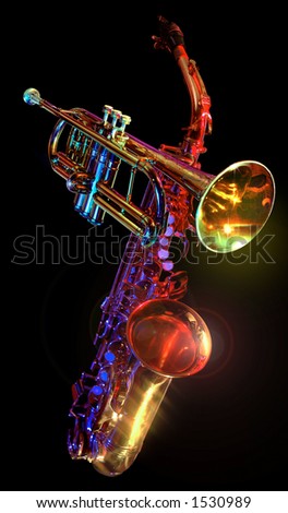 saxaphone and trumpet
