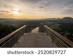 The Saxon Switzerland National Park, or Nationalpark Sächsische Schweiz in Germany