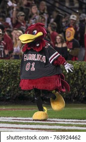 SC Mascot On The Field For The Clemson Tiger Vs. South Carolina Gamecocks At The William - Brice Stadium In Columbia, SC USA On November 25th, 2017