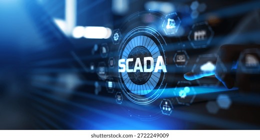 SCADA System Interface for Industrial Control and Real-Time Monitoring Visualization.