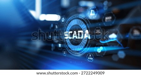 SCADA System Interface for Industrial Control and Real-Time Monitoring Visualization.