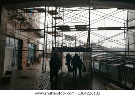 Similar – Image, Stock Photo arch Construction site