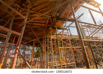 Scafolding And Construction Site