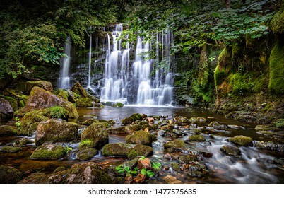 Scale Haw Forcewaterfall in the Yorkshire Dales  - Shutterstock ID 1477575635