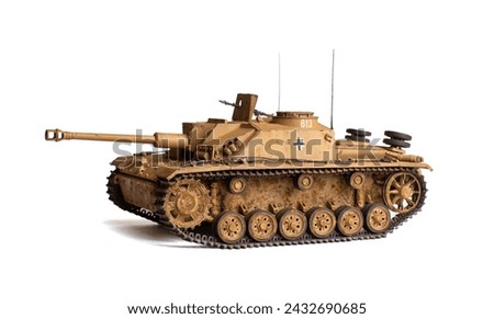Scale model of old vehicle