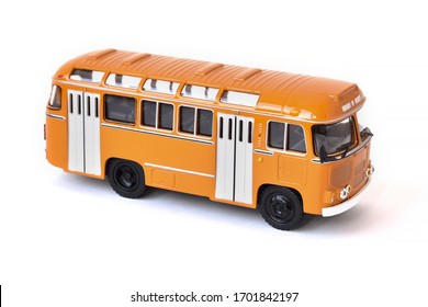 orange bus toy